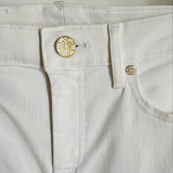 Lilly Pulitzer South Ocean High-Rise Skinny Jeans Resort White - Picture 5 of 16